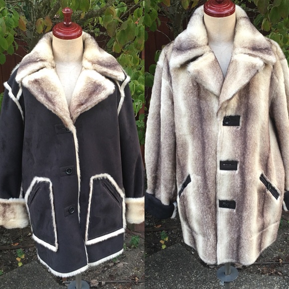 dennis basso reversible coat